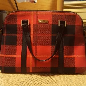 kate spade buffalo plaid purse